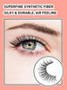 Picture of Wispy Cat Eye Lashes False Eyelashes Natural 10mm Short Lashes Pack Soft Strip Eyelashes 3D Volume C Curl Natural Eyelashes 7 Pair Siligli Eyelashes