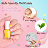 Picture of ALIKOSSTOR Kids Nail Polish - Non-Toxic Nail Polish Set for Girls, 10 Pastel Macaron Colors Quick Dry Peel Off Water Based Nail Polish Toys Kit for Toddler Teen