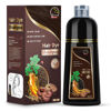 Picture of Hair Dye Shampoo for Gray Hair, 3 in 1 Herbal Shampoo Hair Dye for Women Men, Hair Color Shampoo 500ml (Chestnut)