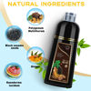 Picture of Hair Dye Shampoo for Gray Hair, 3 in 1 Herbal Shampoo Hair Dye for Women Men, Hair Color Shampoo 500ml (Chestnut)