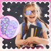 Picture of Newcotte 12 Pcs Eye Patch for Kids Girls Boys Reusable Eye Patch for Glasses over the Lens Colorful Eye Patch Toddler Eye Patch Adorable Kids Eye Patches Assorted Eye Patch Cover (Mermaid)