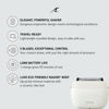Picture of Panasonic ARC5 Palm-Sized Electric Razor, Handheld Luxury Compact Shaver with Upcycled Body, 5-Blade Cutting System, and USB-C Charging, Wet/Dry - ES-PV6A-W