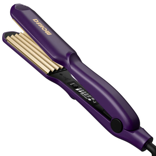 Picture of Crimping Iron Hair Crimper for Hair DSHOW Hair Volumizing Crimper with Titanium Ceramic Plates Styling Tools for Women Girls