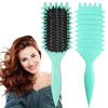 Picture of Curl Defining Brush, 1 PCS Curl Hair Brush, Curl Define Styling Brush, for Combing and Shaping Men's and Women's Curls to Reduce Pulling (Green)