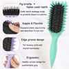 Picture of Curl Defining Brush, 1 PCS Curl Hair Brush, Curl Define Styling Brush, for Combing and Shaping Men's and Women's Curls to Reduce Pulling (Green)