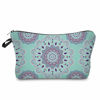 Picture of Deanfun Cosmetic Bag for Women, Mandala Flowers Waterproof Makeup Bags Roomy Toiletry Pouch Travel Accessories Gifts (51456)