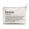 Picture of You Are Loved You Are Enough Makeup Case Self-Worth Cosmetic Bag Positive Affirmation Toiletry Bag Gift Motivation Quotes Sister Gift (Bestie)