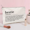 Picture of You Are Loved You Are Enough Makeup Case Self-Worth Cosmetic Bag Positive Affirmation Toiletry Bag Gift Motivation Quotes Sister Gift (Bestie)