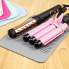 Picture of ANGENIL Pro Large Heat Resistant Silicone Mat Sleeve Pad for Curling Iron, Tourmaline Ceramic Titanium Hair Straightener, Straightening Flat Iron, Hair Curler, Travel Mat Case Large Size 11.02" x 7.9"