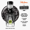 Picture of Sally Hansen Miracle Gel™, Beetlejuice Ghost with the Most, Long Lasting, Gel-Like Formula, No UV Lamp Needed, Black Glitter Nail Polish