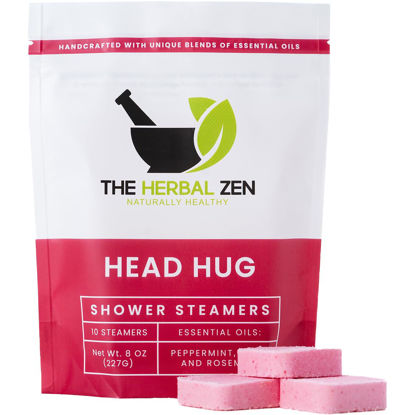Picture of Head Hug Shower Steamers Aromatherapy for Soothing Relief, Bath Gift for Women, Christmas Gifts, Shower Steamers for Women and Men, Shower Bombs Made in the USA, Shower Tablets with Essential Oils
