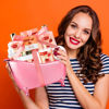 Picture of Valentines Day Gifts for Her Gift Baskets for Women, Saint Roy Spa Gifts for Mom Strawberry Scent - Rich in Jojoba Oil & Shea Butter with Body Lotion, Bath Bomb, Care Package for Women, Birthday Gift