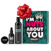 Picture of Ballsy Nuts About You Sack Pack, Men's Fresh Kit, Gift for Valentine's Day, Includes Ballwash, Sack Spray and NutRub, Bourbon & Barrel