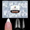 Picture of Almond Gel x Nail Tips Double Sided Matte Medium Almond Nail Tips Half Cover 240pcs for Almond Shape Fake False Acrylic Press On Nails 12 Sizes for Gel Nail Extensions, Luckyfairy