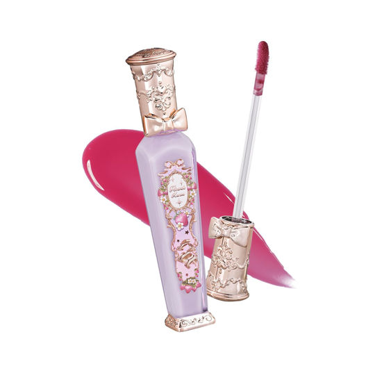 Picture of Flower Knows Violet Strawberry Rococo Glowy Lip Gloss-Moisturizing Tinted Lip Oil-Hydrating Lip Makeup for Girls&Women-Vegan & Cruelty-Free-0.12 Fl Oz,1 Count (G04 Blackberry Jam)