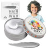 Picture of Temporary Silver Gray Hair Color Wax for Kids, Women Men Colored Hair Styling Mud, Girl Boy Teens Washable Gray Style Dye, DIY Instant Hair Coloring Gel Cream for Cosplay Halloween Children's Day