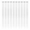 Picture of RINBOOOL White Hair Extensions Clip in, 22 Inch 10 Pcs Long Straight Colored, for Kids Girls Women Highlights Party, Synthetic