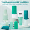 Picture of Mrsdry Bottle Covers for Travel, Elastic Sleeves for Leak Proofing, Travel Size Container Silicone toiletry sleeves, Leak Locks Travel Accessories for Shampoo Conditioner Wash Body Bottles (8pack)