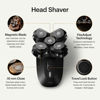 Picture of MANSCAPED® The Dome Shaver™ PRO Head Shaver for Bald Men - Five Rotary Blade Design with SkinSafe® & FlexAdjust Technology, Waterproof, USB-C & Wireless Charging Compatible with Travel Lock