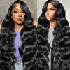 Picture of YUNXING 30 Inch 13x6 Body Wave Lace Front Wigs Human Hair Pre Plucked 200% Density HD Lace Frontal Wigs Human Hair For Women 10A Body Wave Glueless Wigs Human Hair With Baby Hair