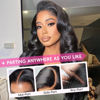 Picture of YUNXING 30 Inch 13x6 Body Wave Lace Front Wigs Human Hair Pre Plucked 200% Density HD Lace Frontal Wigs Human Hair For Women 10A Body Wave Glueless Wigs Human Hair With Baby Hair