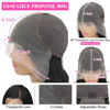 Picture of YUNXING 30 Inch 13x6 Body Wave Lace Front Wigs Human Hair Pre Plucked 200% Density HD Lace Frontal Wigs Human Hair For Women 10A Body Wave Glueless Wigs Human Hair With Baby Hair
