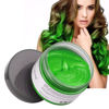 Picture of Asocrew Temporary Hair Wax Color, Green, 4.23 oz - Natural Styling Clay for Cosplay, Party