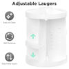 Picture of HBlife 360 Rotating Makeup Organizer Plus Size Adjustable Carousel Large Capacity Revolving Perfume Organizer Skincare Organizers Cosmetic Storage Spinning Holder for Vanity, White