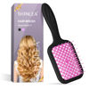 Picture of SHINLEA Vented Detangling Brush for Curly Thick Hair, Wave-Shaped Bristles for Scalp Massage, Anti-Tangle Hairbrush for Women, Men and Teens, Purple