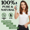 Picture of Earth's Daughter Organic Aloe Vera from 100% Pure and Natural Cold Pressed Aloe with 8 oz Disc Top Dispenser - Great for Face - Hair - Sunburn - Dry Skin