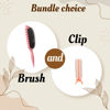 Picture of Curl Defining Brush with Hair Clip, Curly Hair Brush for All Types, Curl Brush for Vented Hair, Brush for Curly hair, Ultimate Curl Brush for Curly Hair wet, Defining Brush for Curly Hair (Pink)