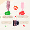 Picture of Curl Defining Brush with Hair Clip, Curly Hair Brush for All Types, Curl Brush for Vented Hair, Brush for Curly hair, Ultimate Curl Brush for Curly Hair wet, Defining Brush for Curly Hair (Pink)