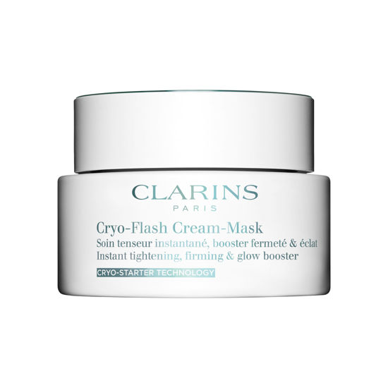 Picture of CLARINS Cryo-Flash Face Mask | Visible Lift Effect in 10 Minutes* | Visibly Minimizes Pores | Boosts Radiance | Pro Like Results | All Skin Types | 2.5 Fluid Ounces