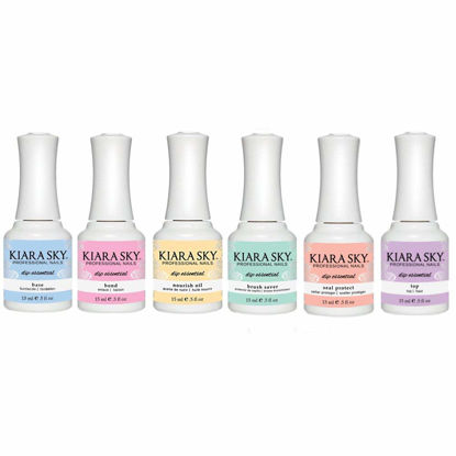 Picture of Kiara Sky Dipping Powder Essentials Kit Steps 1-6, 0.5oz
