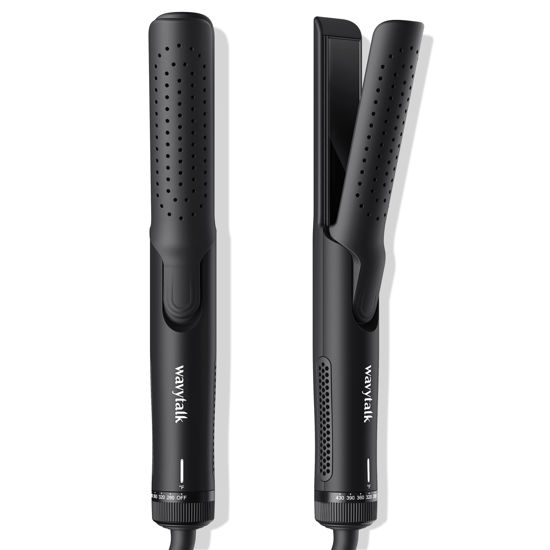 Picture of Wavytalk 1 Inch Curling Iron, Airflow Styler with 360° Cooling Air to Lock in Curls Quicker, Hair Straightener and Curler 2 in 1 for All Hair Types, Black