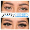 Picture of Geeneiya Wispy Lash Clusters Kit 70D+90D Lash Extension Kit 10-18mm Natural Cluster Eyelash Extensions Kit Individual Lashes with Waterproof Lash Bond and Seal Glue, Lash Tweezers (300PCS)