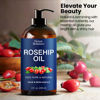 Picture of Rosehip Oil for Face 8 fl oz - Gua Sha Oil - Facial Oil for Gua Sha Massage - Rose Hip Oil - Rosehip Seed Oil - Aceite de Rosa Mosqueta