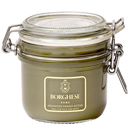 Picture of Borghese Advanced Fango Active Mud Musk - Nourishing & Exfoliating Face Mask with Bentonite Clay & Hyaluronic Acid For Normal, Combination & Oily Skin