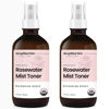 Picture of Rose Water Spray for Face & Hair - 100% Natural Organic Face Toner - Alcohol-Free Makeup Remover - Anti-Aging Self Care Beauty Mist - Face Care - Hydrating Rosewater by Simplified Skin (4 oz) - 2 Pack