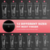 Picture of Ranrose Duck Nail Tips - 120pcs Extra Long Duck Feet Style Nail Tips Clear Press on Nail Tips for Acrylic Nails Professional 12 sizes XXL Full Cover False Nail for Y2K Nail Salon