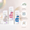 Picture of KISS colorFX by imPRESS Press On Nails, ‘Starry’, Solid Light Pink with Pearlescent Finish, Short Oval, New & Improved Adhesive, Includes 30 Fake Nails, Prep Pad, 1 Manicure Stick, 1 Mini Nail File