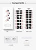 Picture of ohora Semi Cured Gel Nail Strips (N Chic French) - Works with Any Nail Lamps, Salon-Quality, Long Lasting, Easy to Apply & Remove - Valentine's Day Gel Nail Wraps, Stickers, Romantic Gift Ideas