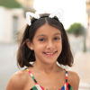 Picture of WHAVEL Cat Ears Headband Cute Cat Headband Fluffy Cat Ears (White)