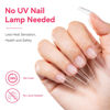 Picture of Makartt Nail Glue for Press On Nails: Solid Nail Gel No Lamp Needed Soft Acrylic Gel Nail Tips Fake Nails, Easy to Control Clear Nail Glue Gel for Nail Art DIY Home Manicure Pedicure 10ml(10ml*2)