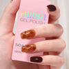 Picture of AILLSA Brown Jelly Gel Nail Polish Dark Cocoa Translucent Gel Polish Amber Color Fall Gel Polish Long Lasting Chocolate Coffee Nails Soak Off U V Gel for Nail Art at Home Valentine Gift 0.51 Oz GB131