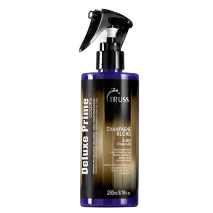 Picture of Truss Deluxe Prime Champagne Blond Toner - Violet Purple Spray Treatment Neutralizes Warm, Brassy Yellow Tones On Blonde, Highlighted, Silver And Bleached Hair For The Perfect Platinum Effect.
