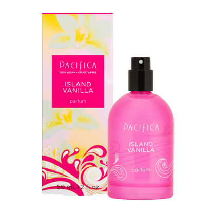 Picture of Pacifica Island Vanilla Spray Perfume, Fragrances, Euphoria, Sugar, Vanilla, Sandalwood, Lily of the Valley, Clean Perfume, Parfum, Eau de Toilette Vegan & Cruelty-Free Dermatologist