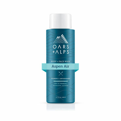 Picture of Oars + Alps Mens Moisturizing Body and Face Wash, Skin Care Infused with Vitamin E and Antioxidants, Sulfate Free, Aspen Air, 1 Pack