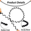 Picture of KELUBATU Metal Hair Band, Unisex Black Metal Headband, Wavy Stylish Design Metal Headband for Men, Adjustable Metal Headband for Outdoor Sports and Daily Wear. (3 Pcs)