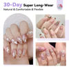 Picture of SAVILAND Pro Gel X Nail Kit 30-Day Wearing: Short Almond 12 Sizes Gel Nail Kit With Nail Drill 500 PCS Gel X Tips Strong Nail Glue Gel U V Nail Lamp Portable for Nail Extension Salon DIY Gifts Women